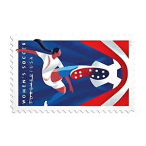Women's Soccer Forever Stamps